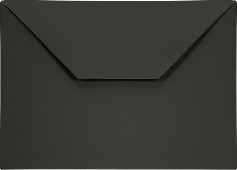 Lion Design-R-Line Poly Envelope,9 3/8 x 13 Inches, Opaque Charcoal Gray (Black), Pack of 6 (22080-CG-6P)
